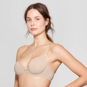 Women's Everyday Lightly Lined Demi T-Shirt Bra (34 DDD)